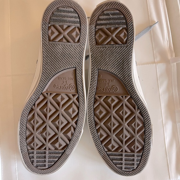 Converse in pastel rainbow colors. Excellent condition, wore only once. W10 - Picture 4 of 4